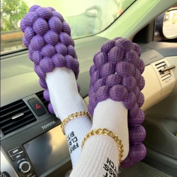 Purple Bubble Slides - Picture 1 of 3